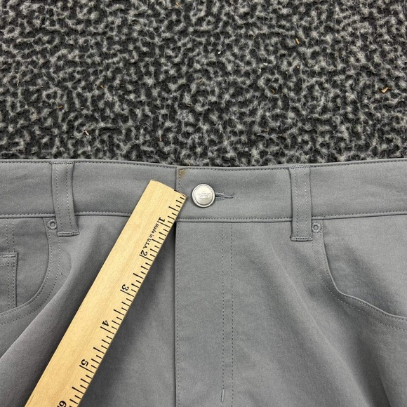 Peter Millar eb66 Pants Men 34x32 Gray Chino Classic Fit Outdoor Pocket - Picture 5 of 11